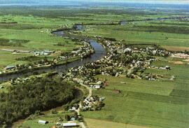 Vue aérienne en couleur