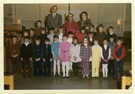 Justin Vohl et Jeannine Légaré, parrain et marraine de confirmation