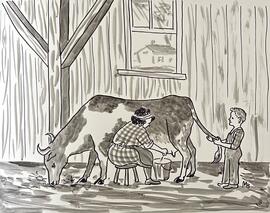 « La donaison », par Maurice Marcotte, page 28