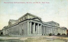 Carte postale vierge – Station Pennsylvania de New York