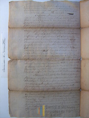 Original Document numérique not accessible