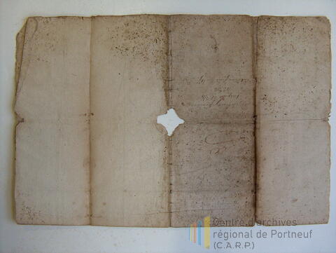 Original Document numérique not accessible