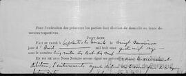 Obligation Hypothèque F.X. Fiset à J.M. Bernard et Quittance 1891 (1/8)