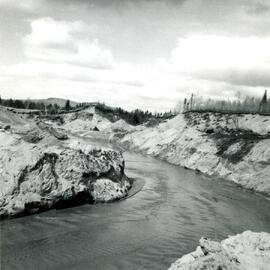 Chantier de sable – machinerie