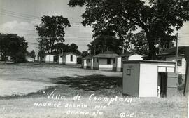 Carte postale « Villa de champlain » - Maurice Jasmin prop.