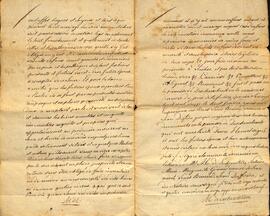 Contrat de mariage entre Étienne Darveau et Marie-Louise Chartré et donation par Sieur et Dame Pierre Chartré à la future épouse, signé le 8 février 1812, par le notaire de Lachevrotière. Partie 8.