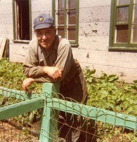 Donat L’Écuyer à sa boutique de forge