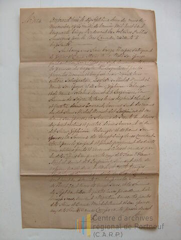 Original Document numérique not accessible