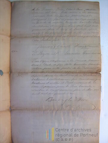 Original Document numérique not accessible