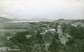 Vue aérienne du village du Lac aux Sables