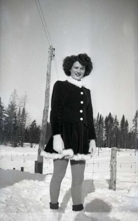 Vachon Rollande en patins