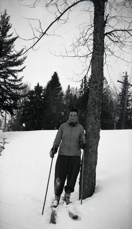 Vachon Rollande en ski