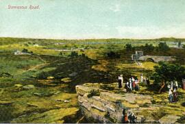 Carte rapportée par Fortunat Vohl du Cyclorama de Jerusalem – Ste- Anne-de-Beaupré – Route de Damascus