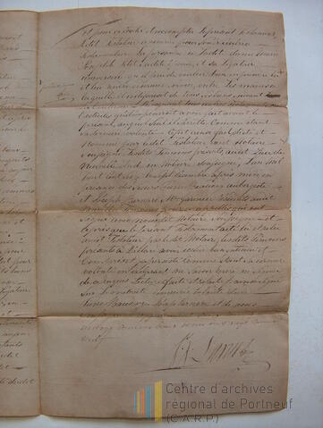 Original Document numérique not accessible