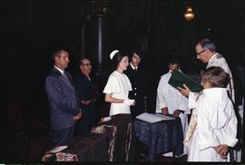 Réal Gagné et Renée Barette - Mariage à l'église Saint-Jean-Baptiste