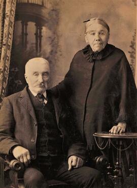 Onésime Paquin et sa femme Agathe Morin