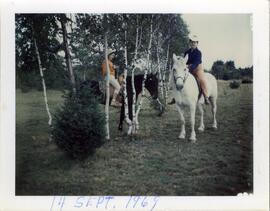Sylvie et Claudine Vohl au chalet de Rolland