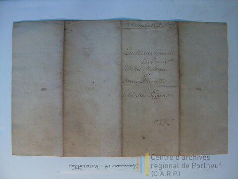 Original Document numérique not accessible