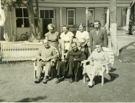 Famille Léopold Foley - madeleine, Yolande, Claire, Claude , Léopold, Jean-Louis et héléna