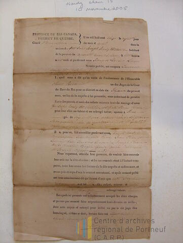 Original Document numérique not accessible