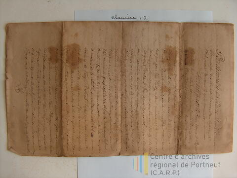 Original Document numérique not accessible