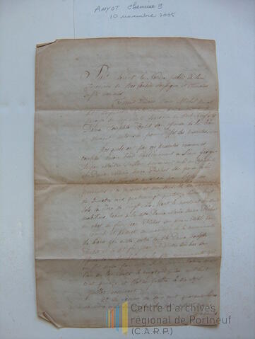 Original Document numérique not accessible