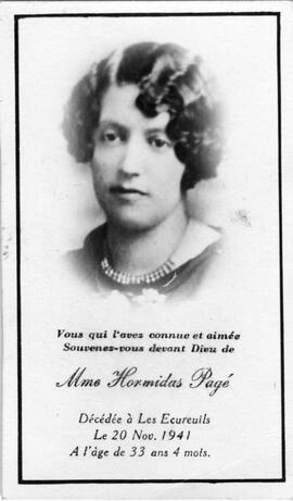 Pagé Hormidas Mme