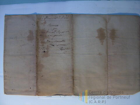 Original Document numérique not accessible