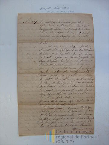 Original Document numérique not accessible