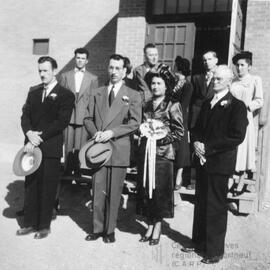 Photo de groupe en extérieur