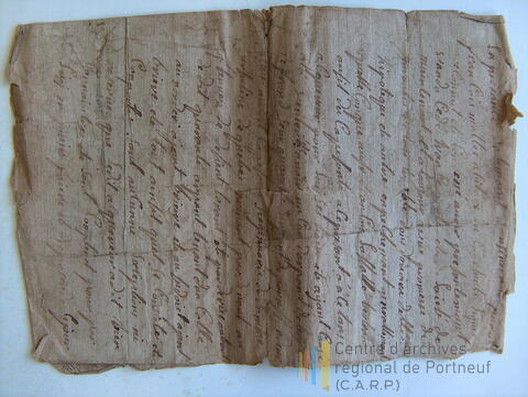 Original Document numérique not accessible