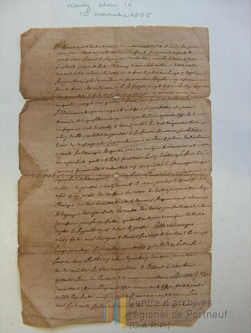 Original Document numérique not accessible