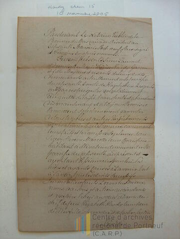 Original Document numérique not accessible