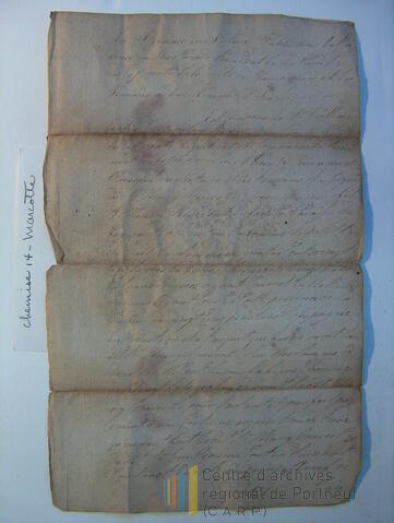 Original Document numérique not accessible