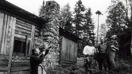 Au club Tourilli avec Alex Germain Joseph Cantin Édouard Piché et Louis Germain