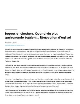 Toques et clochers