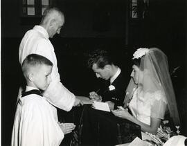 Mariage d'Irma Vohl et d'Albany Arcand