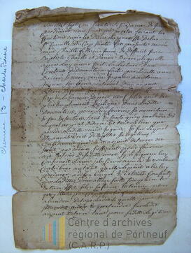 Original Document numérique not accessible