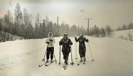 En ski à Stonham - Avec Dora Jeannette et Paul