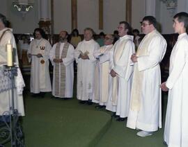 Déry, Marcel - 50 ans de prêtrise à l'église de St-Raymond - Buffet à l'école Marguerite D'Youville