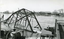 Éffondrement d'un pont à Sainte-Anne-de-la-Pérade