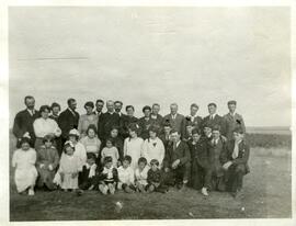 Photographie de la Famille Philippe Chalifour et Marie-Anne Dusablon en Saskatchewan
