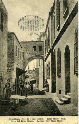 Carte postale avec une photographie de Jérusalem