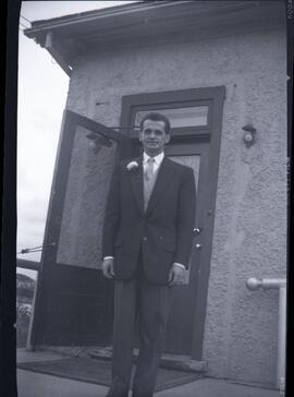 Ernest Lachance à son mariage