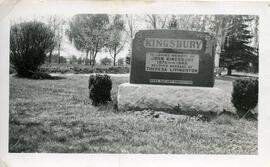 Pierre tombale de John Kingsbury