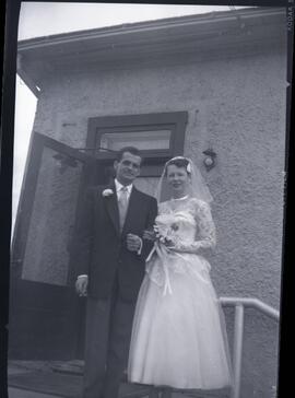 Vivian Delisle et Ernest Lachance à leur mariage