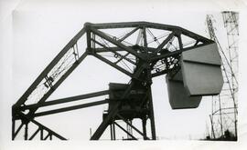 Structure métallique et contrepoids d’un pont basculant
