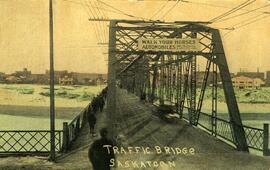 Carte postale : Image du pont à Saskatoon