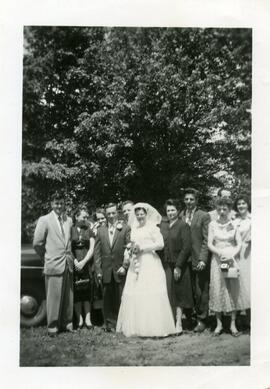 Mariage d'Albert Edgley et Violet Cocks