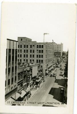 La rue St-Catherine dans l’Ouest de Montréal